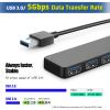 4-Port USB Hub 3.0, YaimhSound USB Splitter for Laptop, Keyboard and Mouse Adapter for Dell, Asus, HP, MacBook Air, Surface Pro, Acer, Xbox, Flash Drive, HDD, Console, Printer, Camera view 4