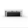 Maxima House REVA 190 TV Stand White/Black view 1
