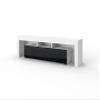 Maxima House REVA 190 TV Stand White/Black view 2