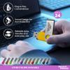 24 Swivel USB Flash Drives Pack, 8GB - Customizable Text, Logo - Pocket Size, Long Data Retention - Yellow view 2