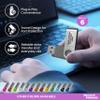 6 Swivel USB Flash Drives Pack, 8GB - Customizable Text, Logo - Pocket Size, Long Data Retention - Grey view 2