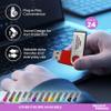 24 Swivel USB Flash Drives Pack, 8GB - Customizable Text, Logo - Pocket Size, Long Data Retention - Red view 2