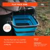 S.O.L. Survive Outdoors Longer Flat Pack Collapsible Sink 16L - (Pack of 2) view 3