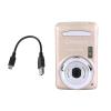 01 Digital Camera Recorder, Vlogging Camera 2MP 720P 30FPS HD Mini Digital Video Camera for Beginner for Teens Kids for Outdoor(Golden) view 1
