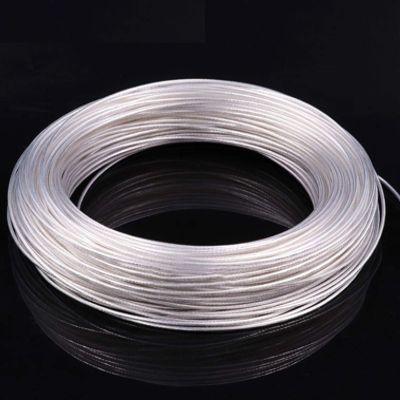 Geeyu ZHaonan-Copper Wire 1 Meter,Silver Plated FEP Wire, High Purity OFC Copper Cable HiFi Audio Speaker Headphone DIY, 10-30 AWG Replacement Parts (Specification : 15AWG (OD 2.0mm))