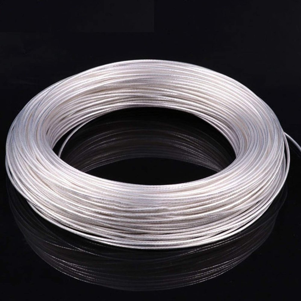 Geeyu ZHaonan-Copper Wire 1 Meter,Silver Plated FEP Wire, High Purity OFC Copper Cable HiFi Audio Speaker Headphone DIY, 10-30 AWG Replacement Parts (Specification : 13AWG (OD 2.8mm))