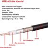 XRDS -RF 25ft N Male to N Female Cable, 50 ohm KMR240 Low Loss N Connector Coax Extension Cable Jumper for WiFi/Ham Radio Antenna, Signal Booster, Router, Amplifier view 3