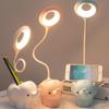 Angelastore Little Elephant Pen Holder Desk lamp Eye Protection Learning Three-Color Temperature Adjustment stepless dimming (White) view 4