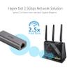 ASUS USB-C2500 2.5G Ethernet USB Adapter Supports Wired Network Connection Mac OS, Linux, Windows, Backward Compatible on 1G/100Mbps, Ideal for Gaming, TAA Compliant view 3