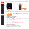 Abanen for Garmin Vivoactive 5 / Venu Sq/Venu 2 Plus Braided Loop Watch Bands, 20mm Elastic Soft Stretchy Nylon Wristband Strap with Adjustable Clasp for Garmin Vivomove 3,Vivoactive 3 (Black) view 2