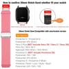 Abanen for Garmin Vivoactive 5 / Venu Sq/Venu 2 Plus Braided Loop Watch Bands, 20mm Elastic Soft Stretchy Nylon Wristband Strap with Adjustable Clasp for Garmin Vivomove 3,Vivoactive 3 (Pink) view 2