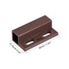 uxcell Wired Door Contact Window Sensor NO NC Surface Mount Magnetic Reed Switch Brown 3 Pcs view 2