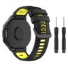 BabyValley Band Compatible with Garmin Forerunner 735XT Soft Silicone Wristband with Tools Replacement Sport Strap for Men/Women (Black+Yellow) view 1