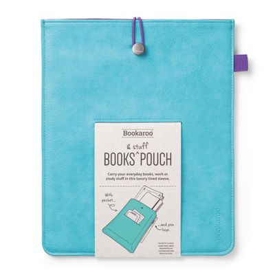 Bookaroo Book & Stuff Pouch Turquoise