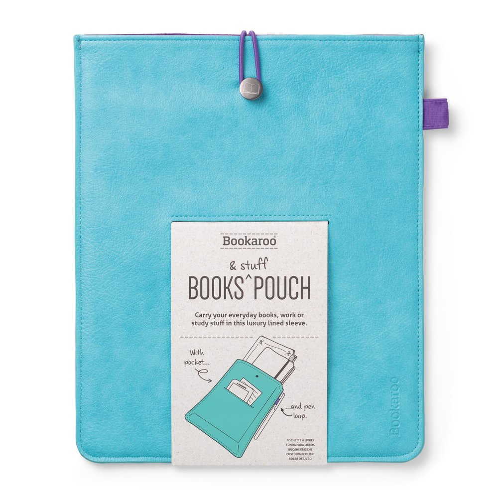 Bookaroo Book & Stuff Pouch Turquoise