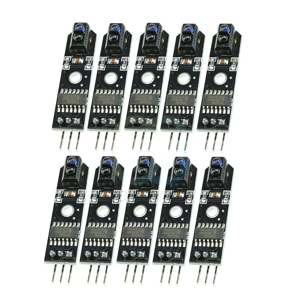 10Pcs DC 5V IR Infrared Line Tracker Sensor Track Follower Sensor TCRT5000 Obstacle Avoidance for Arduino AVR ARM PIC