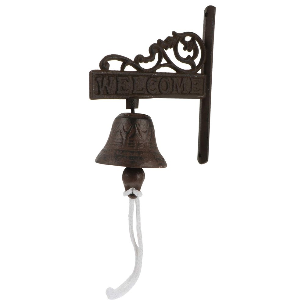 Manual Push Cast Iron Doorbell Doorbell Chimes Rustic Style Home Decor