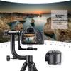 K&F CONCEPT Aluminum Alloy 360 Degree Panoramic Gimbal Tripod Head with 1/4'' Standard Quick Release Plate and Bubble Level,Load Capacity up to 20kg/44lbs view 2