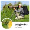 K&F CONCEPT Aluminum Alloy 360 Degree Panoramic Gimbal Tripod Head with 1/4'' Standard Quick Release Plate and Bubble Level,Load Capacity up to 20kg/44lbs view 3