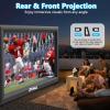 PPXIA Inflatable Movie Screen Outdoor Projector Screen for Outside 25ft, Large Blow Up Screens Front and Rear Projection with Air Blower, Best for Movie Nights Backyard Home Theater view 3