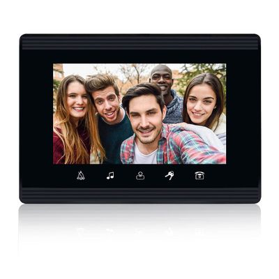 AMOCAM Wired 7 Inches LCD Monitor for Video Intercom Doorbell System Support Monitoring, Unlock, Dual-Way Door Intercom
