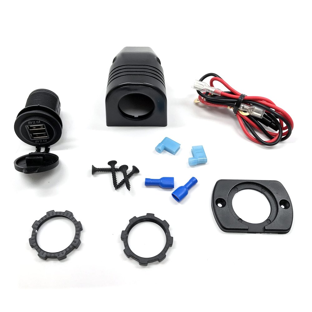 12V USB Port Multi-Mount Kit - Car, Truck, RV, Motorsport