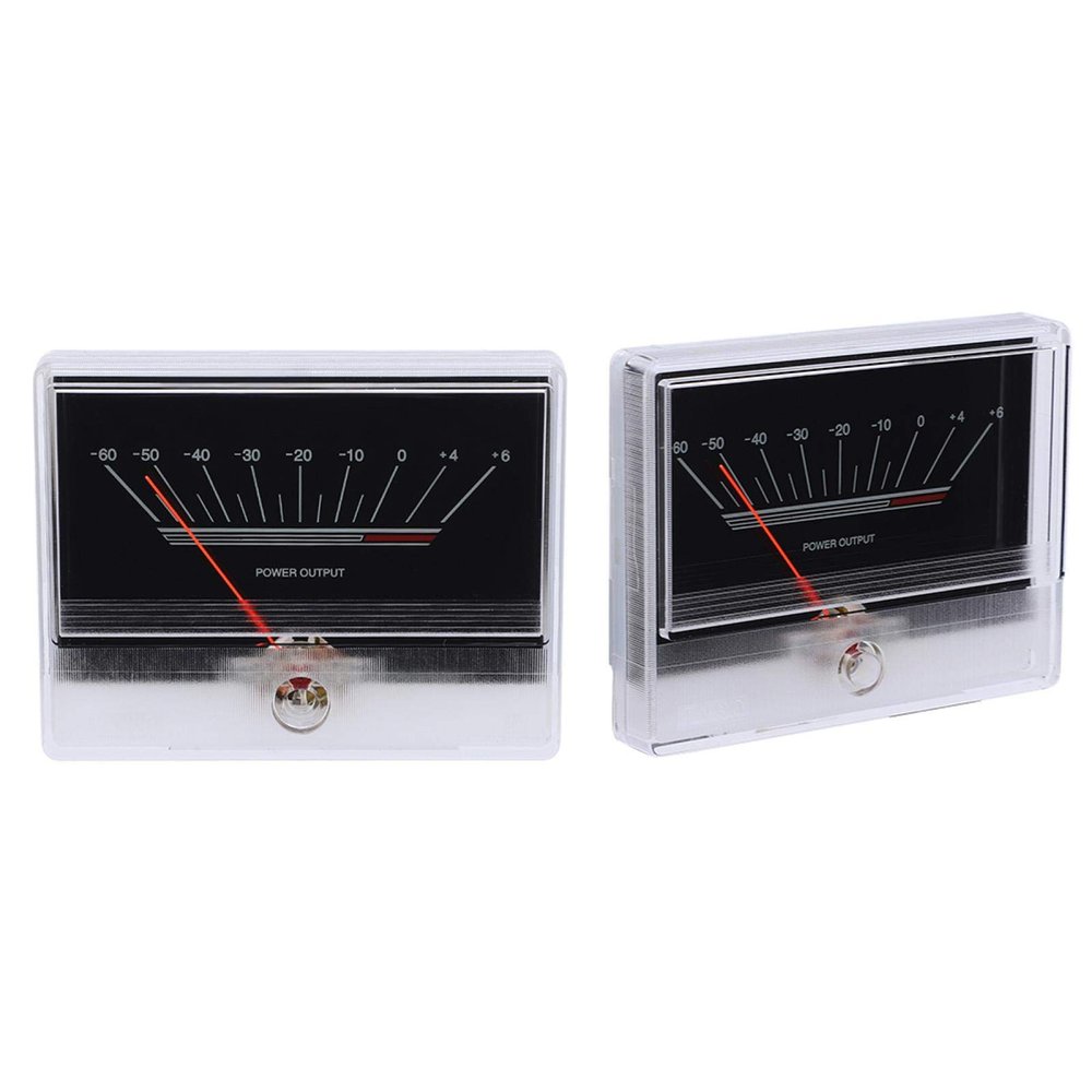 Yunir VU Audio Meter, Equipped with Pointer dial Easier Readings ABS Material Simple Installation