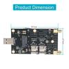 NGFF(M.2) to USB 3.0 Adapter with Dual Nano SIM Card Slot view 2