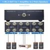SOLUPEAK P2 2(1)-IN-1(2)-OUT Amp Amplifier Speaker Switcher Selector Switch Splitter 2-way loudspeaker control combiner box view 3
