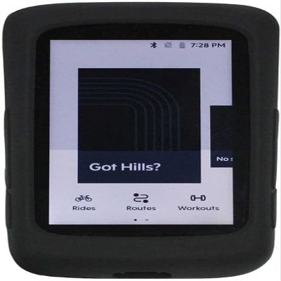 TUFF LUV [Compatible With Hammerhead Karoo 2] Protective Silicone Case & Cover - Black