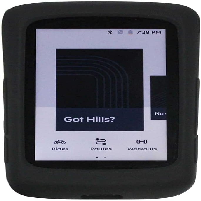 TUFF LUV [Compatible With Hammerhead Karoo 2] Protective Silicone Case & Cover - Black