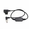HangTon 12V D-tap Locking DC Barrel Power Cable for Blackmagic ATEM Mini, SmallHD, Atomos Ninja V Monitor, Zaxcom Lectrosonics Wireless, MixPre-10, Decimator view 1