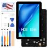 for Amazon Kindle Fire HD8 HD 8 10th Gen 2020 K72LL3 K72LL4 LCD Display Touch Screen Digitizer Lens Front Glass Panel Replacement Kits with Free Tools (Black with Frame) view 1