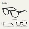 OPULIZE BLU Blue Light Blocking Reading Glasses for Women Men, Cool Round Frame with Anti-Glare Computer and Gaming Eyewear, UV and Eyestrain Protection, Black Pink +2.00 (Pack of 2) view 2
