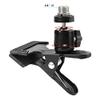 CAMVATE Multi-Purpose Spring Clamp with Adjustable Ball Head 5/8"-27 Microphone Screw Adapter(50mm Jaw Opening) - 2773 view 2