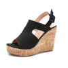 ZBYY Women's Platform Sandals Open Toe Buckle Ankle Strap Chunky Platform Sandals Espadrille Gladiator Wedge Sandal view 1