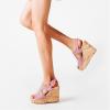 ZBYY Women's Platform Sandals Open Toe Buckle Ankle Strap Chunky Platform Sandals Espadrille Gladiator Wedge Sandal view 3