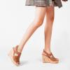 ZBYY Women's Platform Sandals Open Toe Buckle Ankle Strap Chunky Platform Sandals Espadrille Gladiator Wedge Sandal view 2