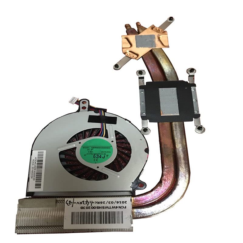 Laptop CPU Fan&Heatsink for LG 15N530 15ND530 LG15N53 FCN4WTWSHS002 ADD45JW3FA00003B(0CWJW3) New