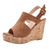 ZBYY Women's Platform Sandals Open Toe Buckle Ankle Strap Chunky Platform Sandals Espadrille Gladiator Wedge Sandal view 1