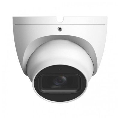 ENS HNC3V341TM-IRAS-S2/28 Turret IP/Networking Security Camera, 1/3"CMOS, 4MP@30fps, 2.8mm Fixed Lens, IR(98ft), WDR, Starlight, VCA, Build-in Mic, Micro SD Card, SD Slot Up to 256GB, UL Listed; White
