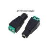 10Pcs 12V Male Female 5.5x2.1MM ?or 5.5x2.5MM DC Power Jack Plug Adapter Connector for CCTV Camer (10Pcs 5.5x2.1MM Female) view 2