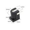 100pcs 5.5x2.1mm DC-005 Black DC Power Jack Socket DC Connectors Supply Barrel-Type Right Angle PCB Mount Terminal view 4