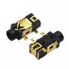 10pcs PJ-209 PJ209 Stereo Jack 2.5mm 2.5 mm Golden Female Headphone Socket view 1