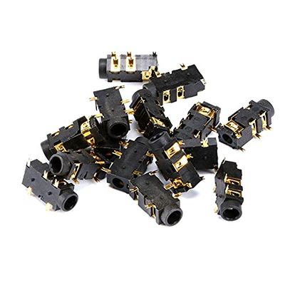 10PCS 3.5MM Headphone PJ-327A Gold-Plated Patch 5 Pin SMD Audio Earphones/Headphone Socket PJ327A MP3 Accessories