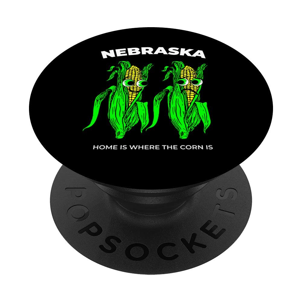 Funny Nebraska Corn Graphic PopSockets PopGrip: Swappable Grip for Phones & Tablets