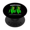 Funny Nebraska Corn Graphic PopSockets PopGrip: Swappable Grip for Phones & Tablets view 1