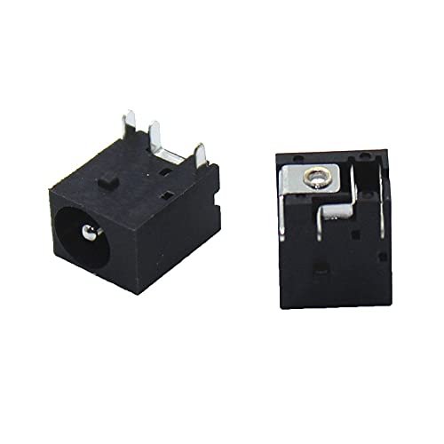100PCS DC-044 5.5x2.1mm DC Power Jack Socket Connector 3-Pin Panel Mount Plug 5.52.1mm
