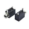 100Pcs PCB Mount PJ-316 3.5mm Female Jack 3 Pin Socket Headphone Jack Audio Video Terminals Connector DIP-3 PJ316 3.5 mm Black view 1