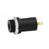 100PCS 3.5mm 4 Channel Female Headphone Stereo Jack Panel Mount Connector Audio Video Vertical Socket Gold Plated view 2